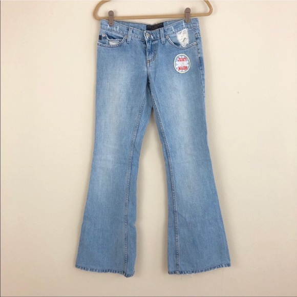 Juicy Couture Denim - Juicy Couture Patch Flare Jeans